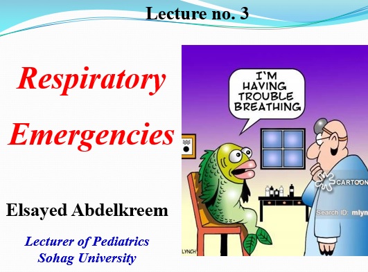 For 5th-year undergraduate medical students: View and download lecture 3 of pediatric emergencies course