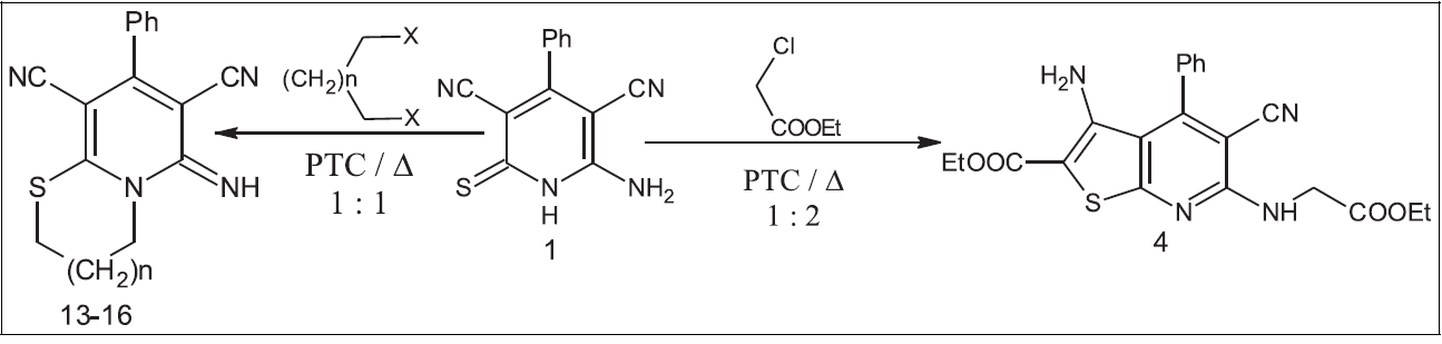 Synthesis of Novel Fused Heterocycles Based on 6-Amino-4-phenyl-2-thioxo-1,2-dihydropyridine-3,5-dicarbonitrile