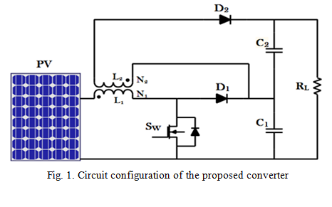 PV MODULE INTEGRATED BOOST CONVERTER WITH HIGH VOLTAGE GAIN CAPABILITY