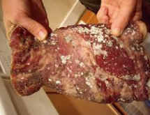 Mycological investigations in beef and chicken