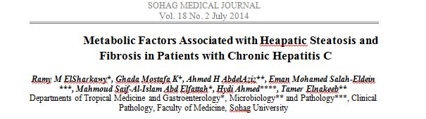 Metabolic Factors Associated with Hepatic Steatosis and Fibrosis in Patients with Chronic Hepatitis C