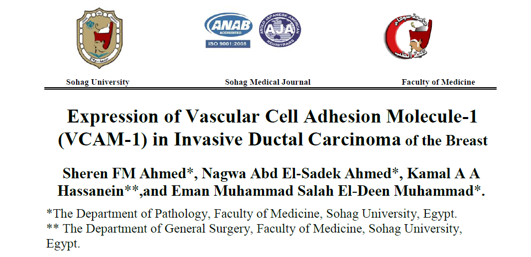 Expression of Vascular Cell Adhesion Molecule-1 (VCAM-1) in Invasive Ductal Carcinoma of the Breast