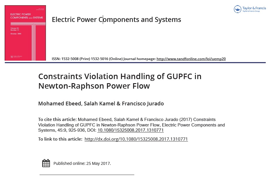 Constraints Violation Handling of GUPFC in Newton-Raphson Power Flow