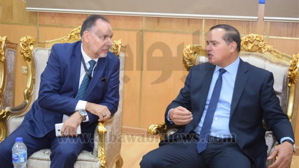 وزير الثقافة الليبي يزور جامعة سوهاج