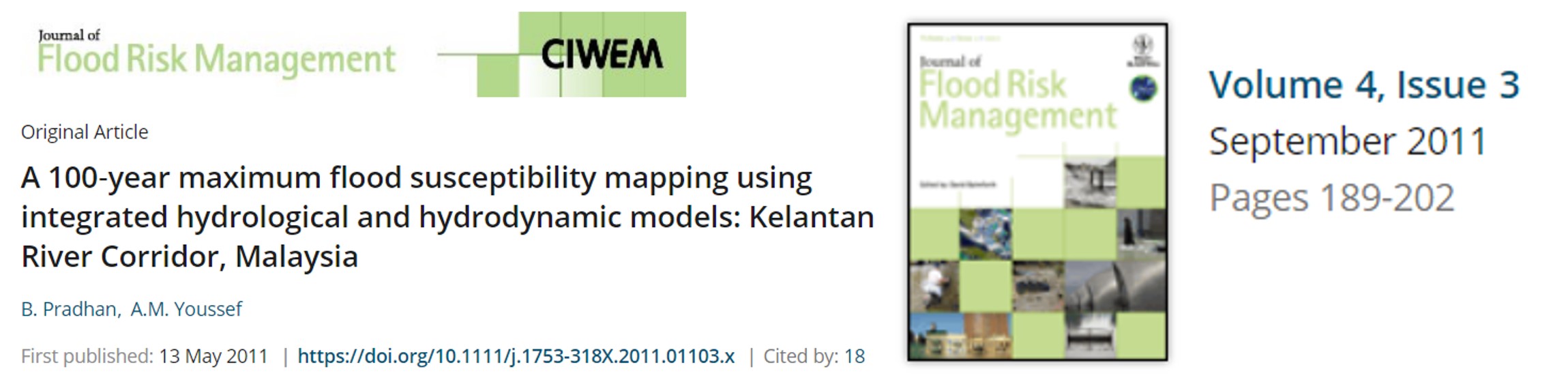 A 100-year maximum flood susceptibility mapping using integrated hydrological and hydrodynamic models: Kelantan River Corridor, Malaysia