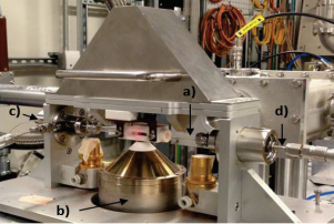 A flexible gas flow reaction cell for in situ x-ray absorption spectroscopy studies